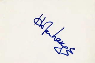 Hope Lange autograph