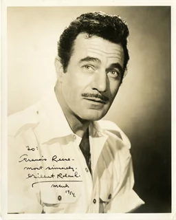 Gilbert Roland autograph