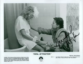 Michael Douglas autograph
