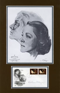Helen Hayes autograph