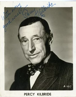 Percy Kilbride autograph