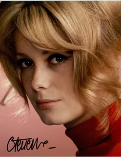 Catherine Deneuve autograph