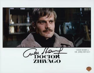 Omar Sharif autograph