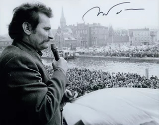 Lech Walesa autograph