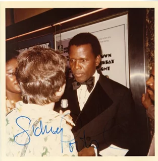 Sidney Poitier autograph