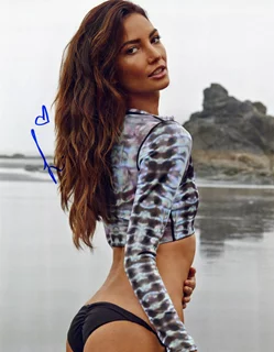 Lily Aldridge autograph