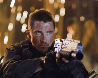 Christian Bale autograph