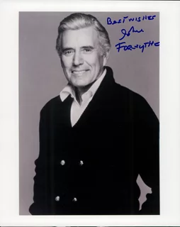 John Forsythe autograph