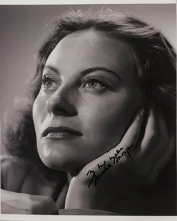 Michele Morgan autograph