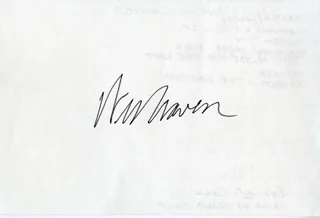 Wes Craven autograph