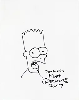 Matt Groening autograph