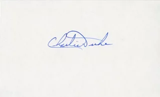 Charlie Duke autograph