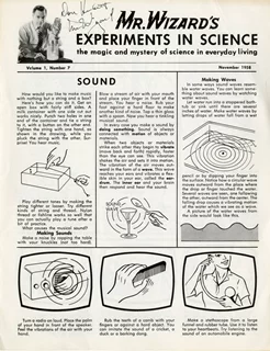 Don Herbert autograph