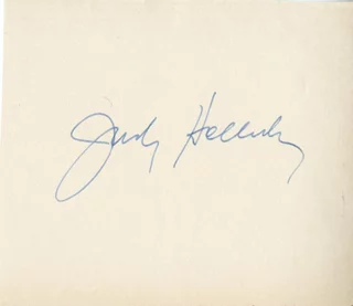 Judy Holiday autograph