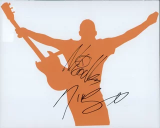 Nikki Sixx & Noodles autograph