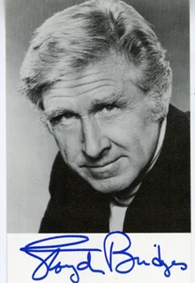 Lloyd Bridges autograph