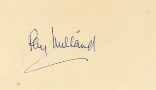Ray Milland autograph