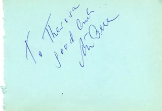 Peter Lorre autograph
