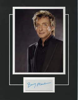 Barry Manilow autograph