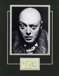 Peter Lorre autograph