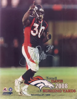 Terrell Davis autograph