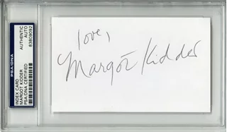 Margot Kidder autograph