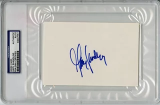 Garry Shandling autograph