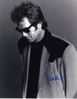 Huey Lewis autograph