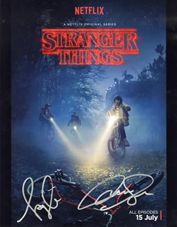 Stranger Things autograph