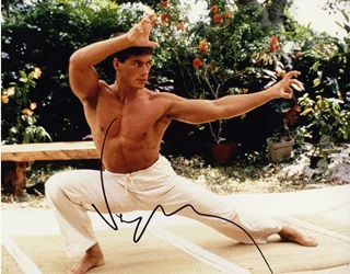 Jean-Claude Van Damme autograph