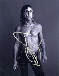 Iggy Pop autograph