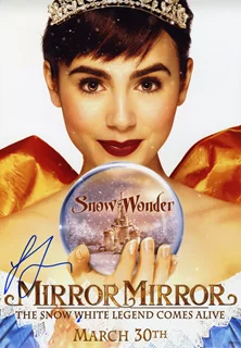 Lily Collins autograph