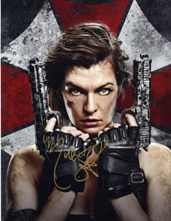 Milla Jovovich autograph