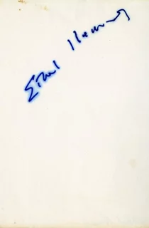 Ethel Kennedy autograph