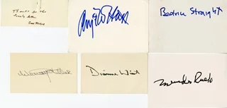 Oscar Winning Actresses autograph