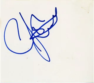 Chris Squire autograph