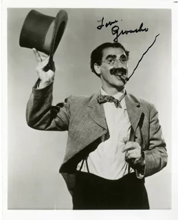 Groucho Marx autograph