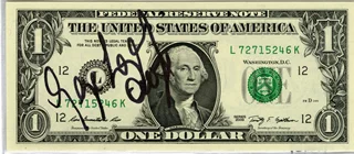 George Lazenby autograph