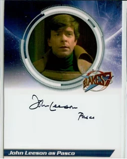 John Leeson autograph