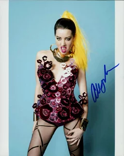 Aubrey Plaza autograph