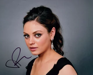 Mila Kunis autograph