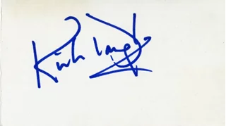 Kirk Douglas autograph