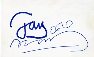 Jan and Dean autograph