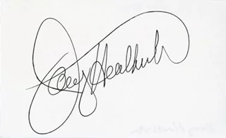 Joey Heatherton autograph