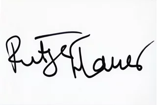 Rutger Hauer autograph