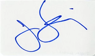 Jerry Seinfeld autograph