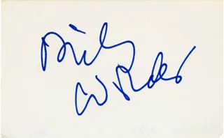 Billy Wilder autograph