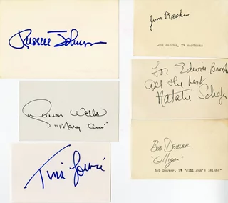 Gilligan's Island autograph