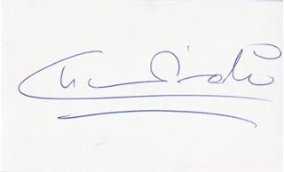 Claudia Cardinale autograph