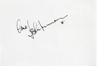 John Inman autograph
